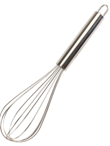 Bate Clara Fouet de Inox 26cm Batedor Inox Confeitaria Fouet