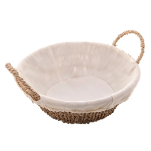 Cesta Redonda Wolff de Sisal 24,5cm x 12,5cm