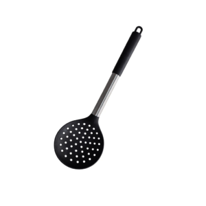 Escumadeira de Silicone 34cm com Cabo Inox – Resistente ao Calor