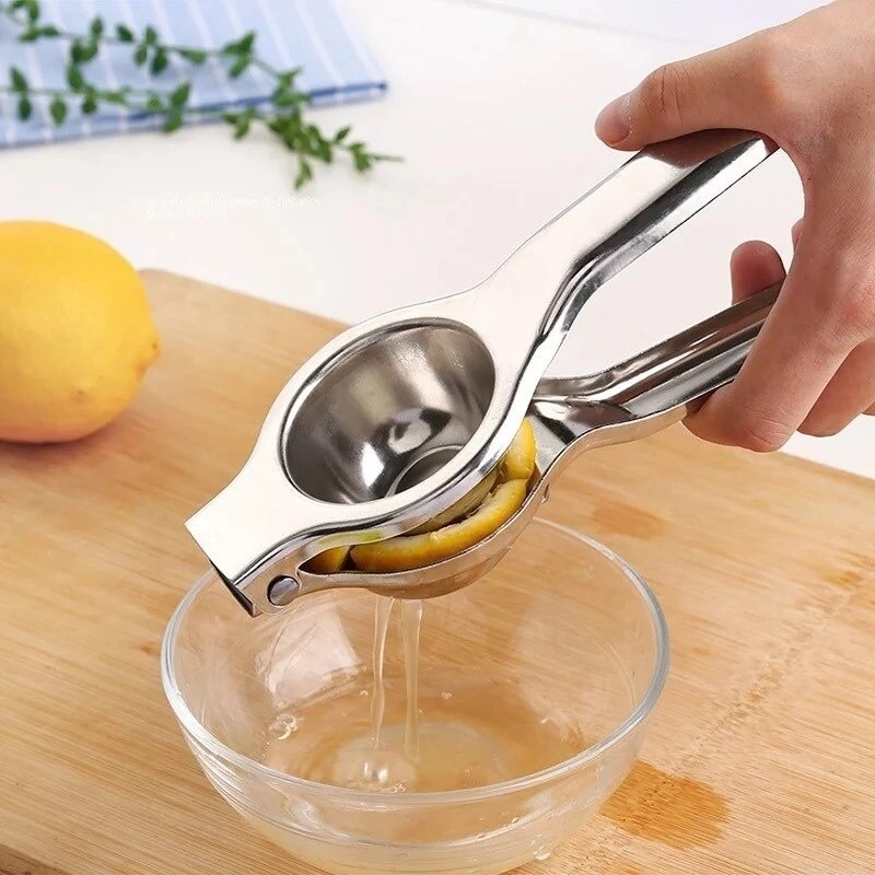 Espremedor de Limão Inox Manual Maciço