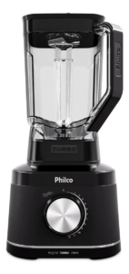 Liquidificador Philco 1500W 3,1L 12 Velocidades com 6 Lâminas PLQ15A