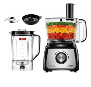Multiprocessador Turbo Chef 3 em 1 Mondial Preto 1000W MPN-02-BE