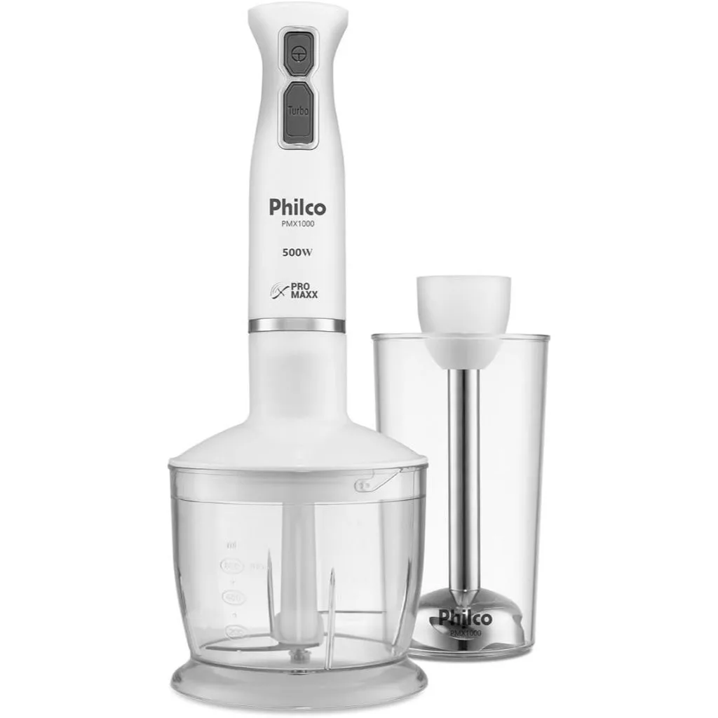 Mixer Philco, 4 Lâminas, Pro Maxx 2 e 1, 500W PMX1000 – 127V