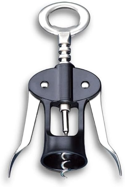 Brinox – Saca Rolhas Aço Inoxidável – Preto