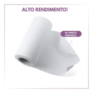 Pano Multiuso Em Rolo Sioux Com 60 Panos Super Absorvente Limpeza Prática