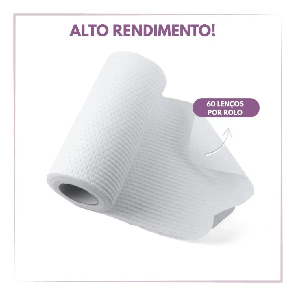 Pano Multiuso Em Rolo Sioux Com 60 Panos Super Absorvente Limpeza Prática