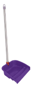 Pá De Lixo Flexível Cabo Dobrável 66cm Plástico