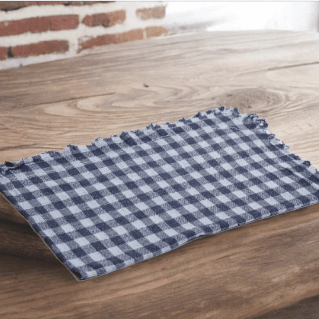 Kit Até 20 Pano De Chão Xadrez Para Limpeza Alvejado Grande Grosso 45x65cm Limpezas Leves e Pesadas