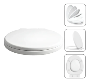 Assento Sanitario Tampa De Privada Oval Universal Soft Close