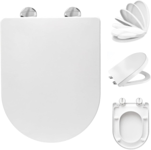 Tampa de Assento Sanitario Link Fecha Suave E Click Soft Close Para Vaso/Bacia Deca
