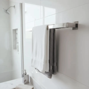 Porta Toalha Duplo 60cm Inox 304 Toalheiro Duplo para Banheiro Suporte Para Toalha de Banho Infinity