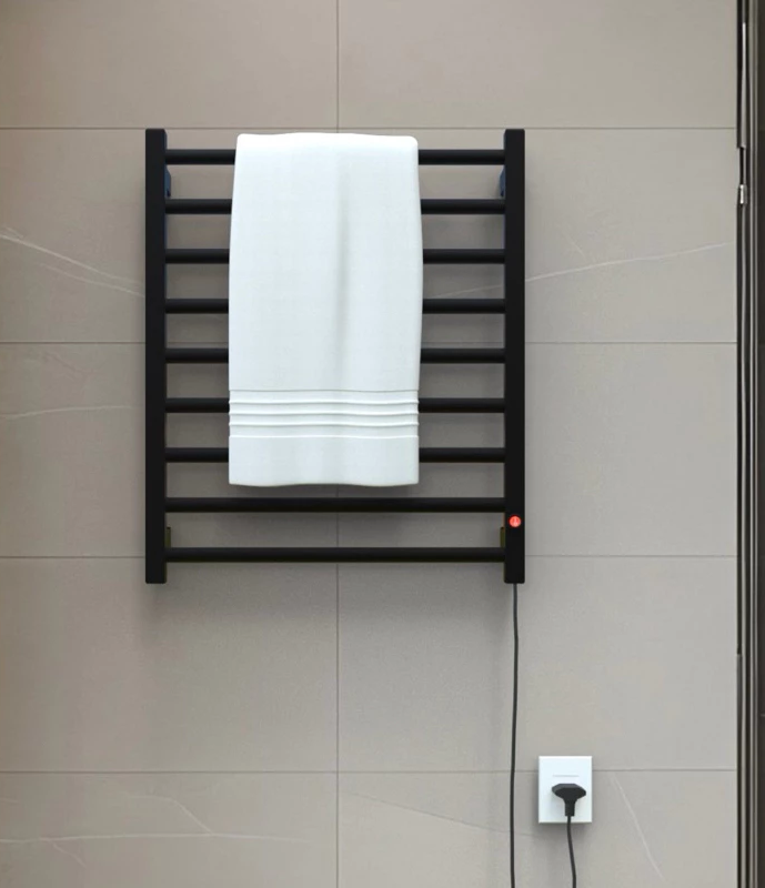 Toalheiro Térmico Alumínio Porta Toalha 2 Toalhas Banho 127/220 V Bivolt Electrowood