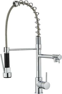 Torneira Cozinha Gourmet Pia Monocomando Extensível 50cm Luxo (Cromado)