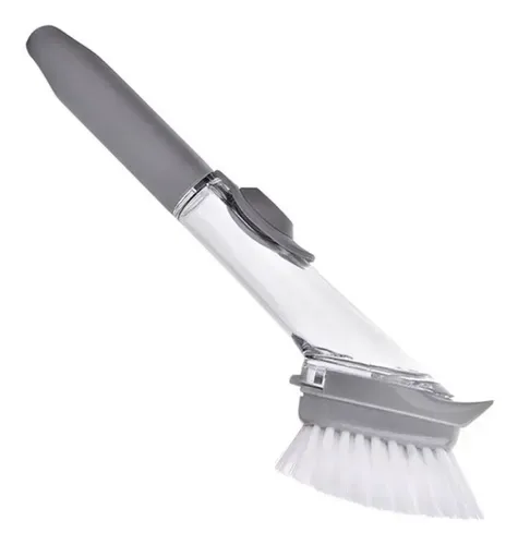Escova Limpeza 2 Em 1 Esponja Louça Limpa Cozinha Dispenser